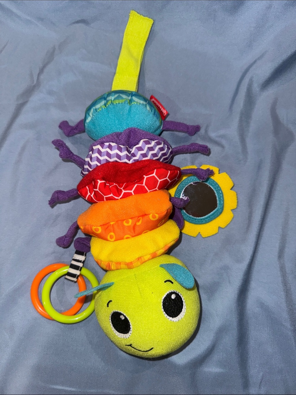 🌼LAST CHANCE🌼 Infantino Bright Multi-Color Plush Caterpillar Baby Toy